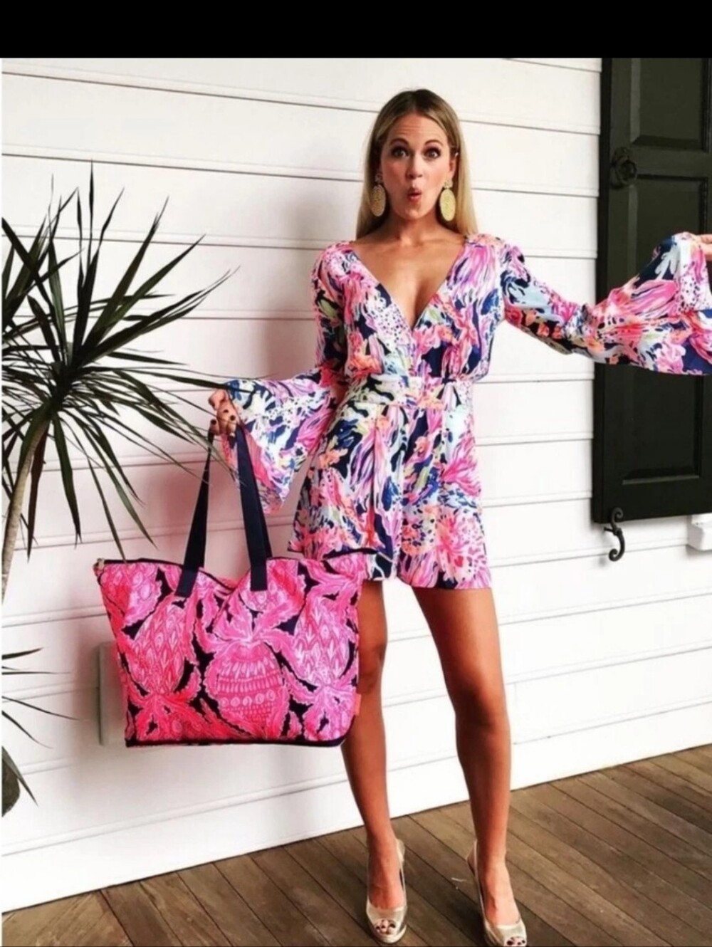 Lilly Pulitzer Gloria Romper Size 4